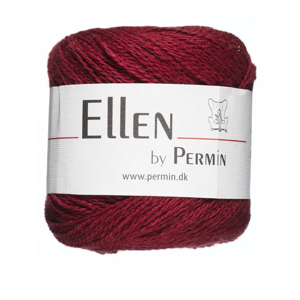 Garn Ellen 50 g rød