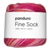 Garn Fine Sock 100 g rosa og røde nyanser