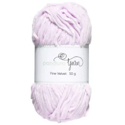 Garn Fine Velvet 50 g lyselilla – fløyelsmykt og himmelsk mykt garn