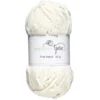 Garn Fine Velvet 50 g naturhvit – fløyelsmykt og himmelsk mykt garn