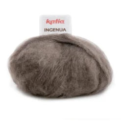 Garn Ingenua 50 g mørk muldvarp