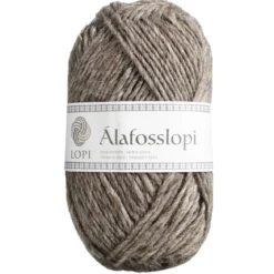 Garn Istex Alafosslopi 100 g beige – 0085 Oatmeal heather