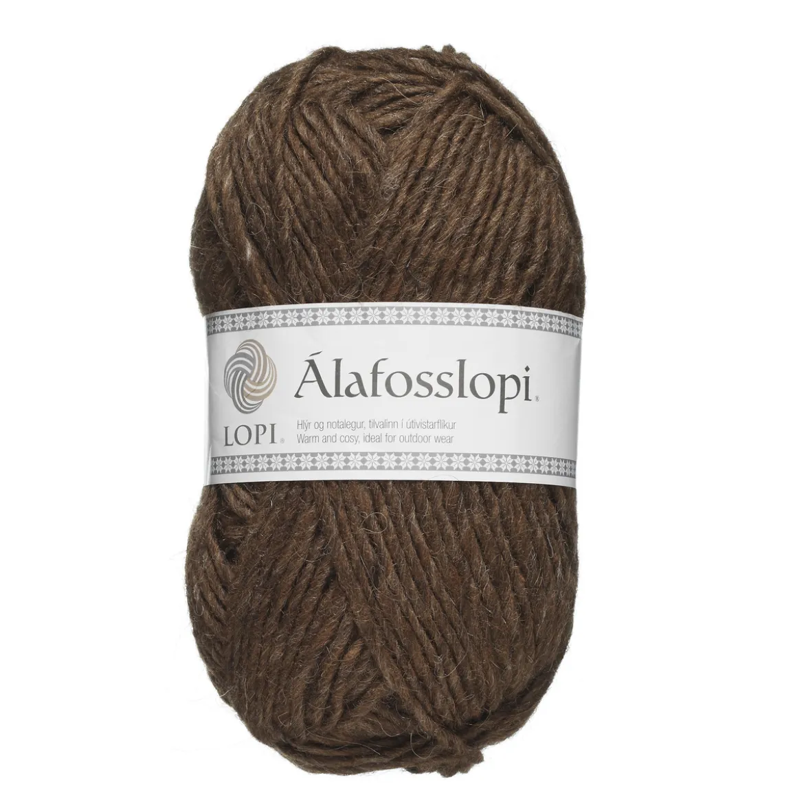 Garn Istex Alafosslopi 100 g eikenøtt – 0053 Acorn heather