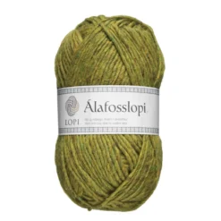 Garn Istex Alafosslopi 100 g gulgrønn – 9965 Chartreuse green heather