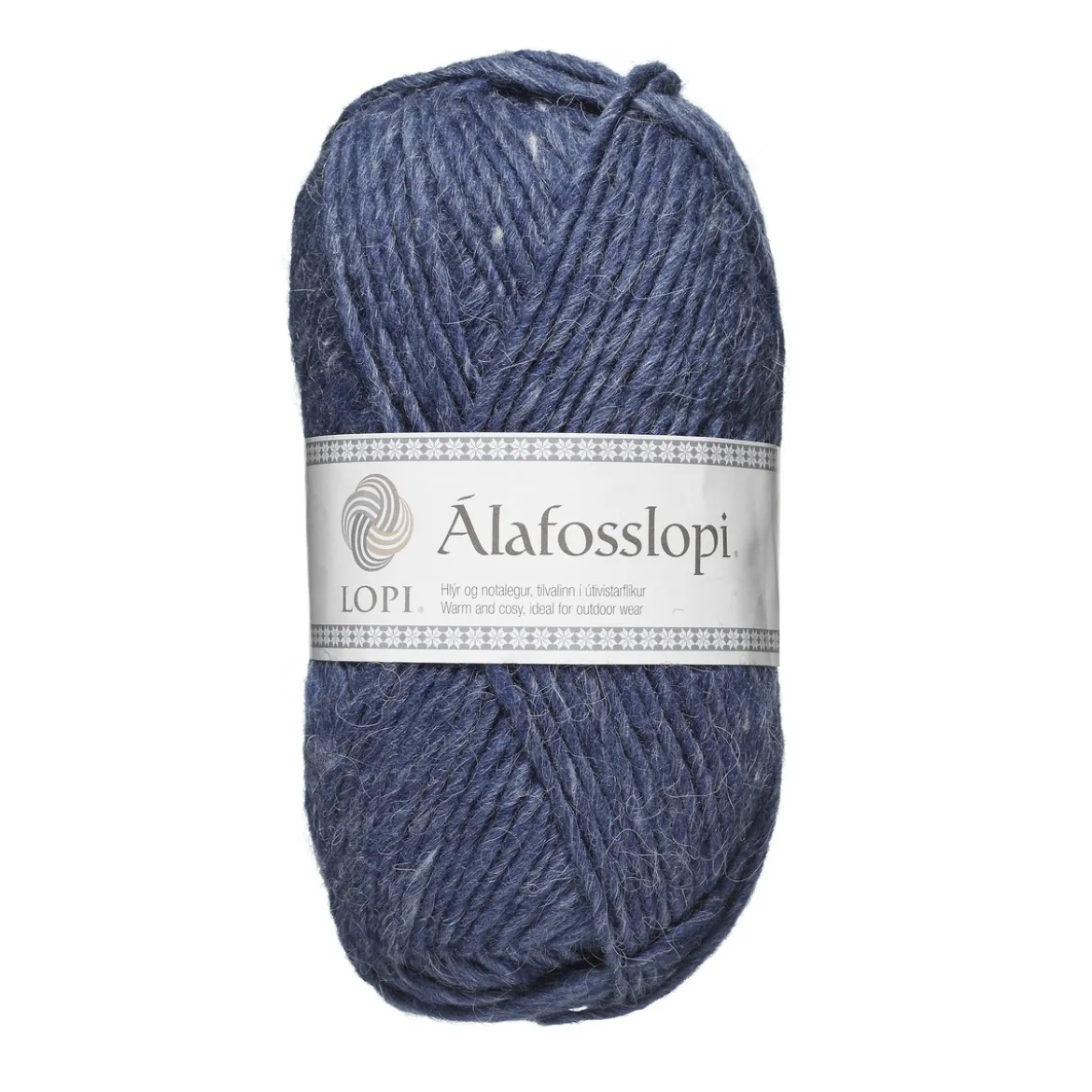 Garn Istex Alafosslopi 100 g mørk denim – 0010 Denim heather