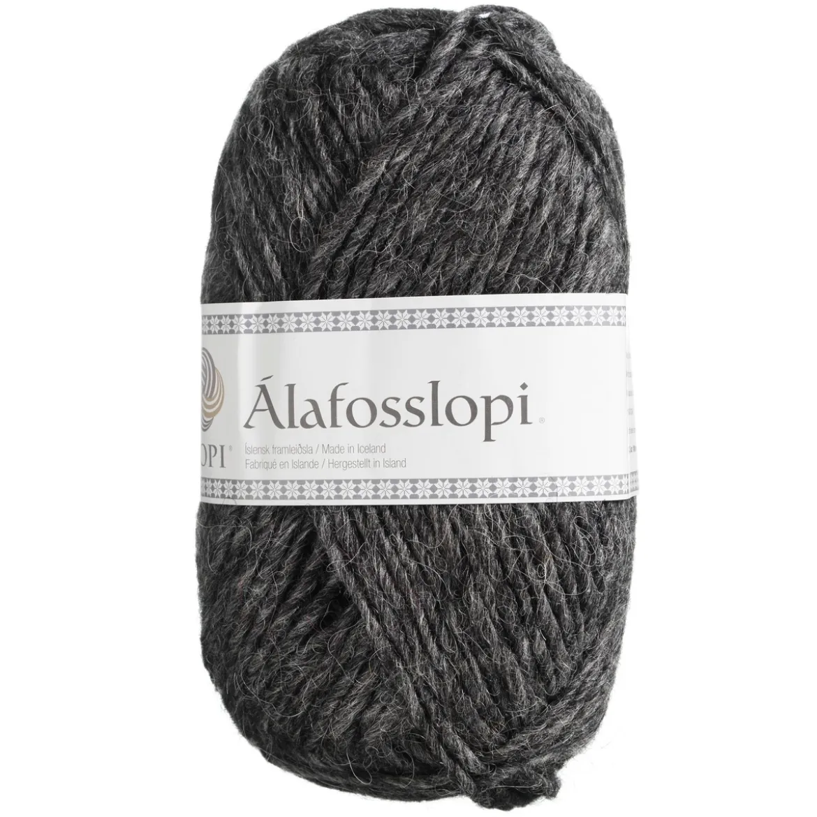 Garn Istex Alafosslopi 100 g mørkegrå – 0058 Dark grey hue