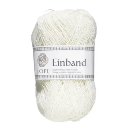 Garn Istex Einband 50 g hvit – White 0851