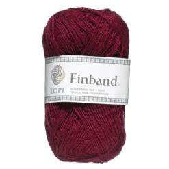 Garn Istex Einband 50 g mørkerød – Brick 9165