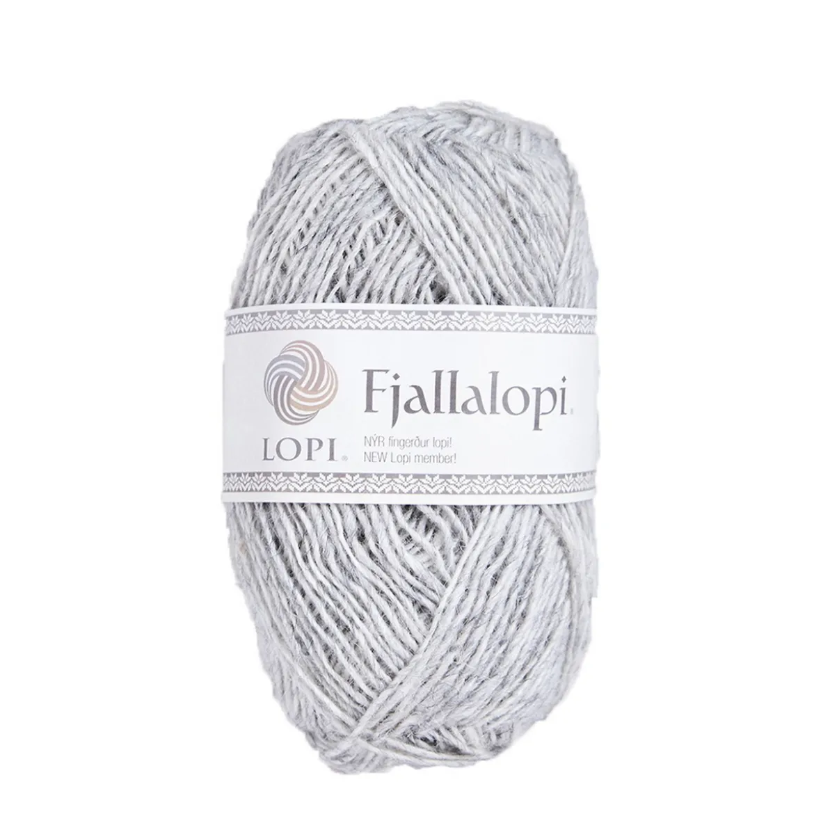 Garn Istex Fjallalopi 50 g lysegrå – Frost grey 3054