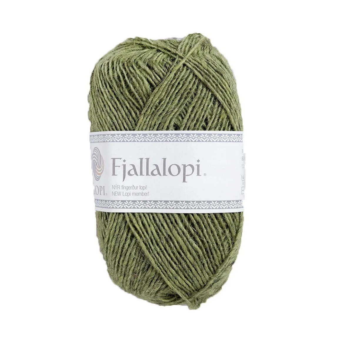 Garn Istex Fjallalopi 50 g mosegrønn – Moss 3031