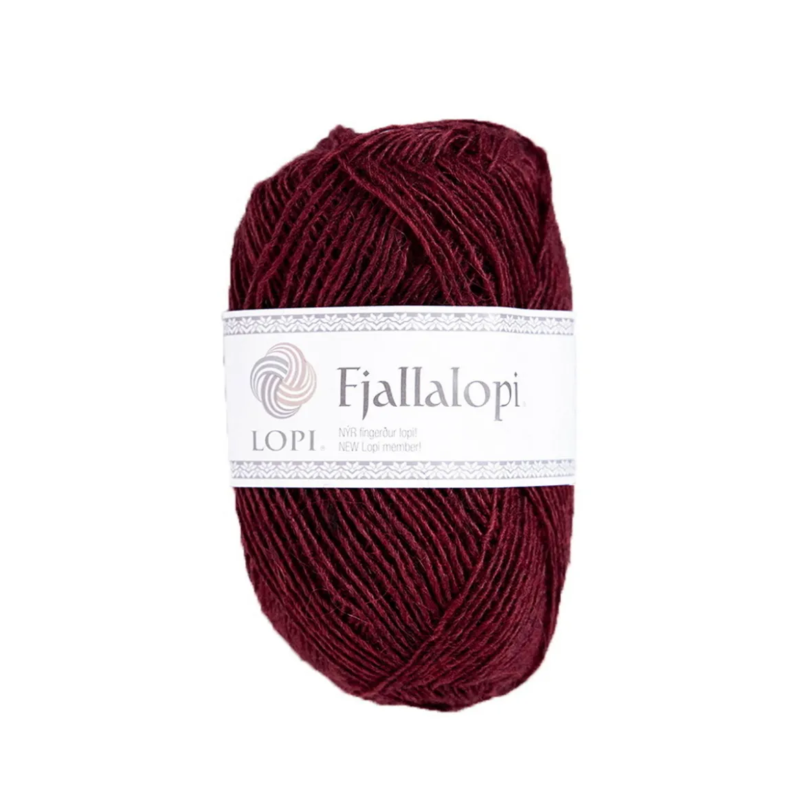Garn Istex Fjallalopi 50 g mørkerød – Maroon 3060