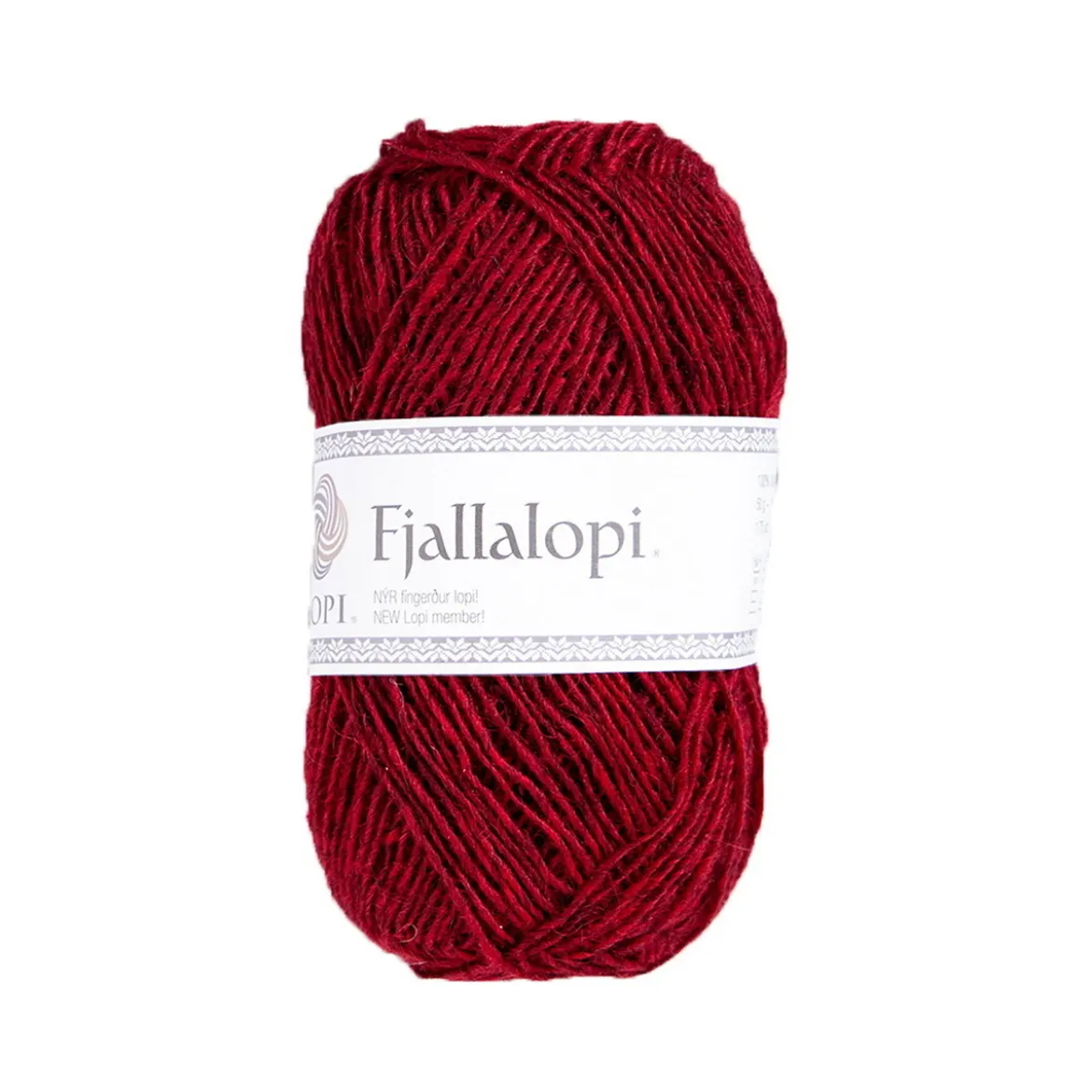Garn Istex Fjallalopi 50 g rød – Currant 3061