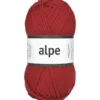 Garn Järbo Alpe 50 g rød – 36102 X-mas red