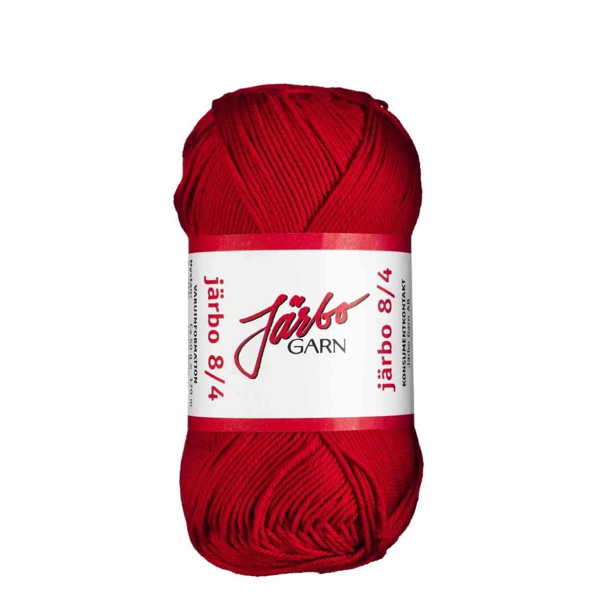 Garn Järbo 8/4 50 g rød – 32011 Red