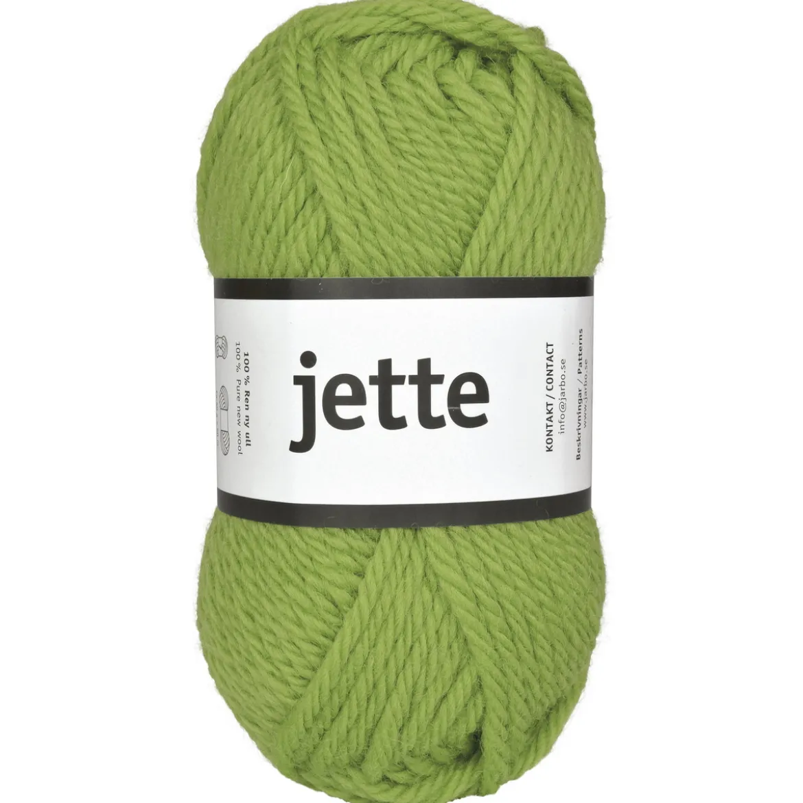 Garn Järbo Jette 50 g lysegrønn – 26311 Lime green