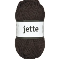 Garn Järbo Jette 50 g mørkebrun – 26313 Coffee kick