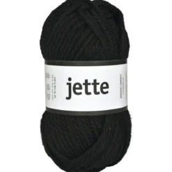 Garn Järbo Jette 50 g svart – 26319 Black