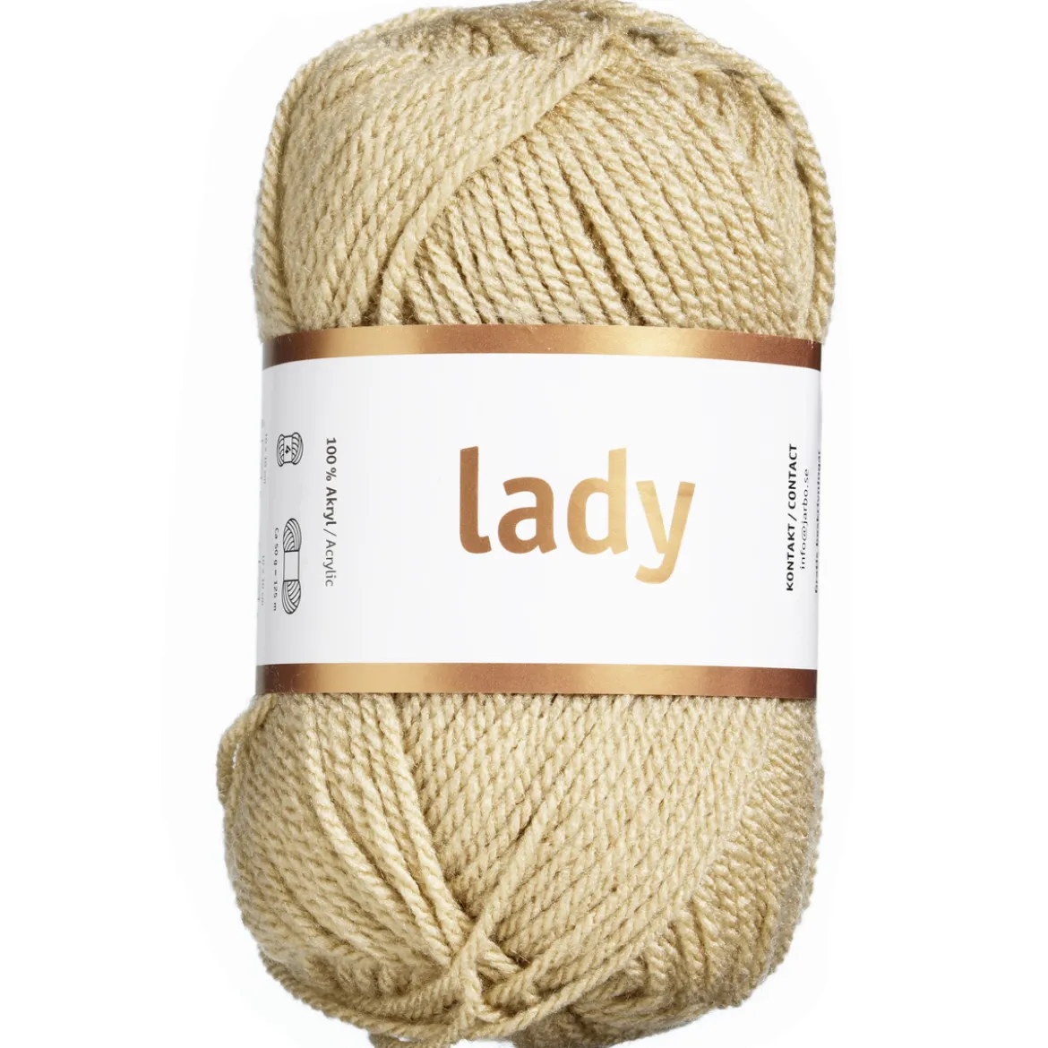 Garn Järbo Lady 50 g beige – 44207 Beige