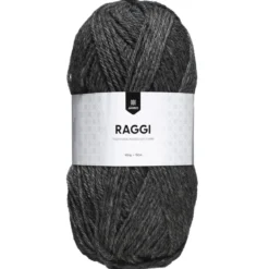 Garn Järbo Raggi 100 g grå – Grey 15119