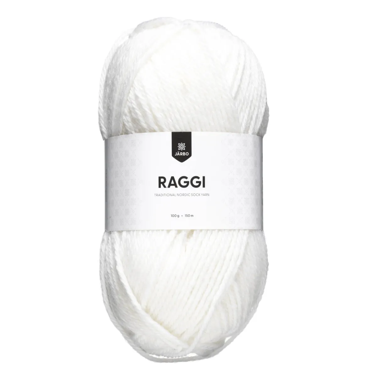 Garn Järbo Raggi 100 g hvit – White 1510
