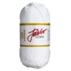 Garn Järbo Soft Cotton 50 g hvit – 8800 Optic white