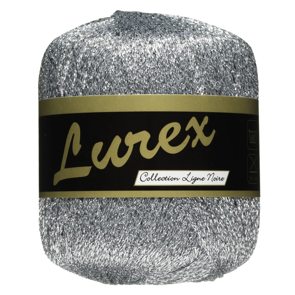 Garn Lammy Lurex 25 g sølv