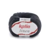 Garn Lin 50 g svart