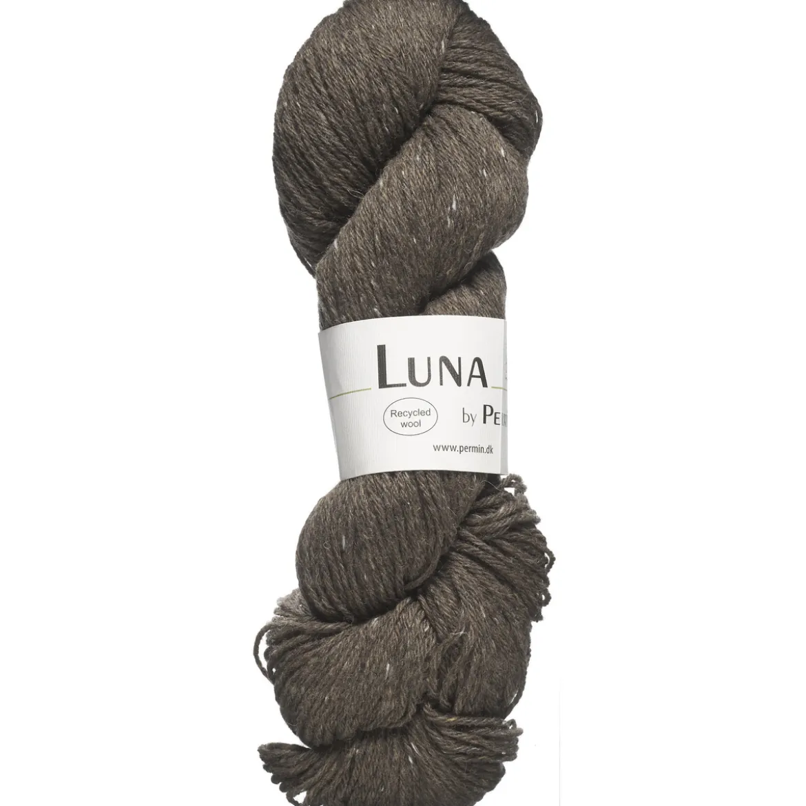 Garn Luna 50 g brun
