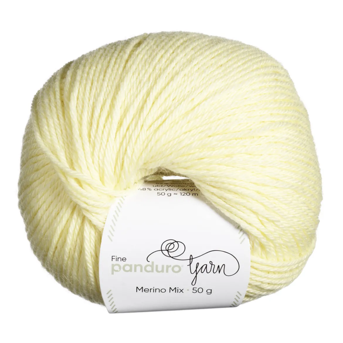 Garn Merino Mix 50 g babygul