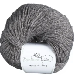 Garn Merino Mix 50g Lysbrunt