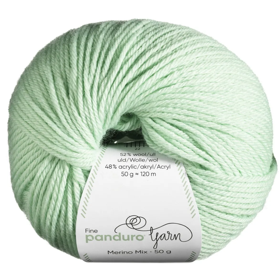 Garn Merino Mix 50 g mintgrønn