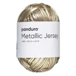 Garn Metallic Jersey 100 g gull