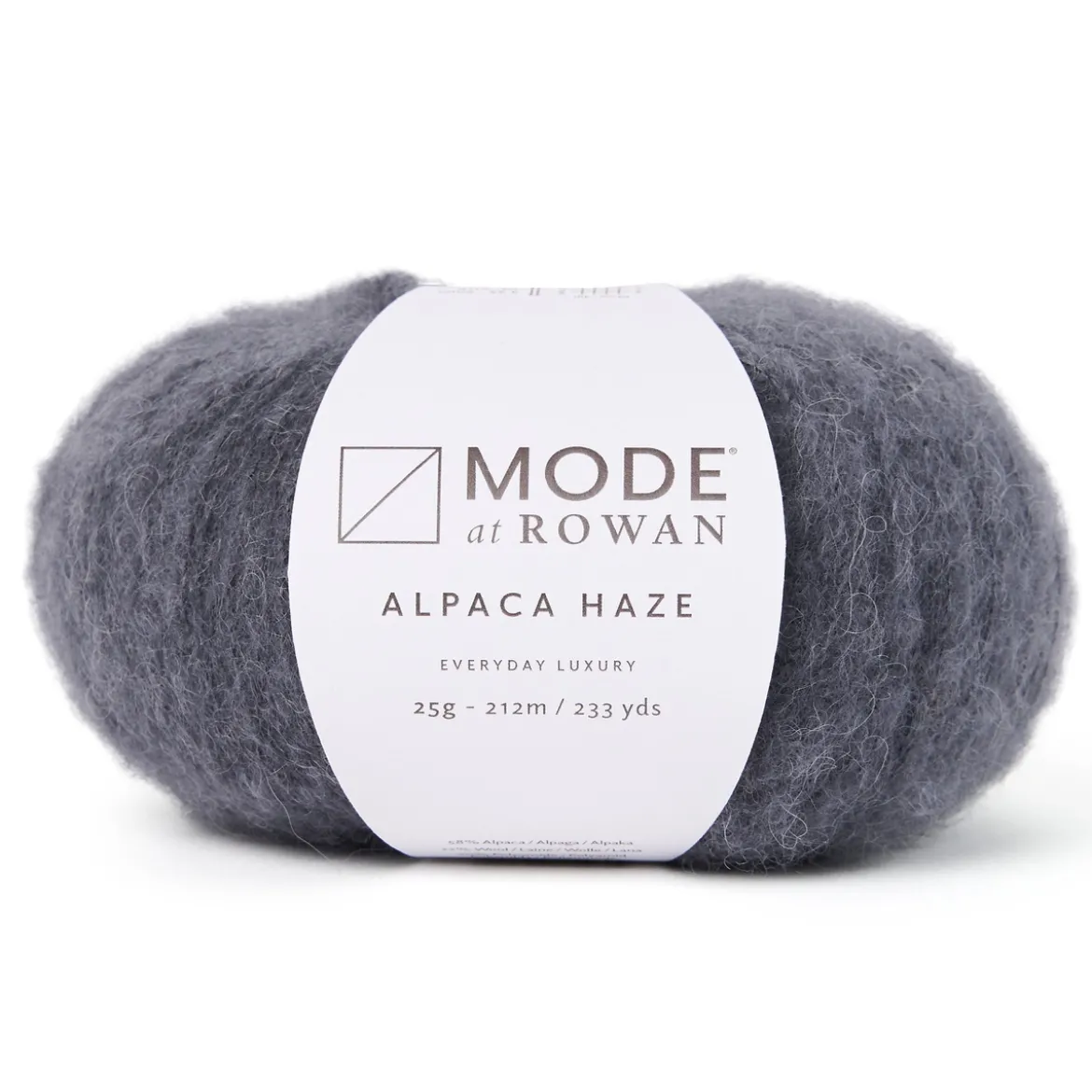 Garn Mode at Rowan Alpaca Haze 25 g – Shadow 010