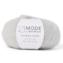 Garn Mode at Rowan Alpaca Haze 25 g – Silver 012