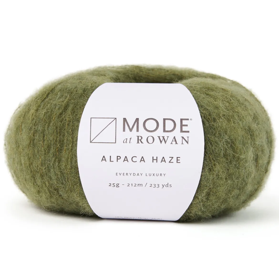 Garn Mode at Rowan Alpaca Haze 25 g – Khaki 018