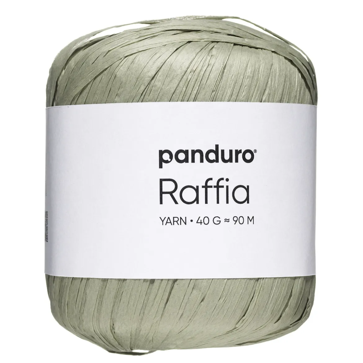 Garn Raffia 40 g lysegrønn