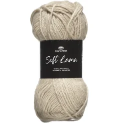 Garn Soft Lama 50 g beige – Bleached sand 22