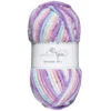 Garn Soft Velvet 100 g lys pastell – garn i myke regnbuesjatteringer