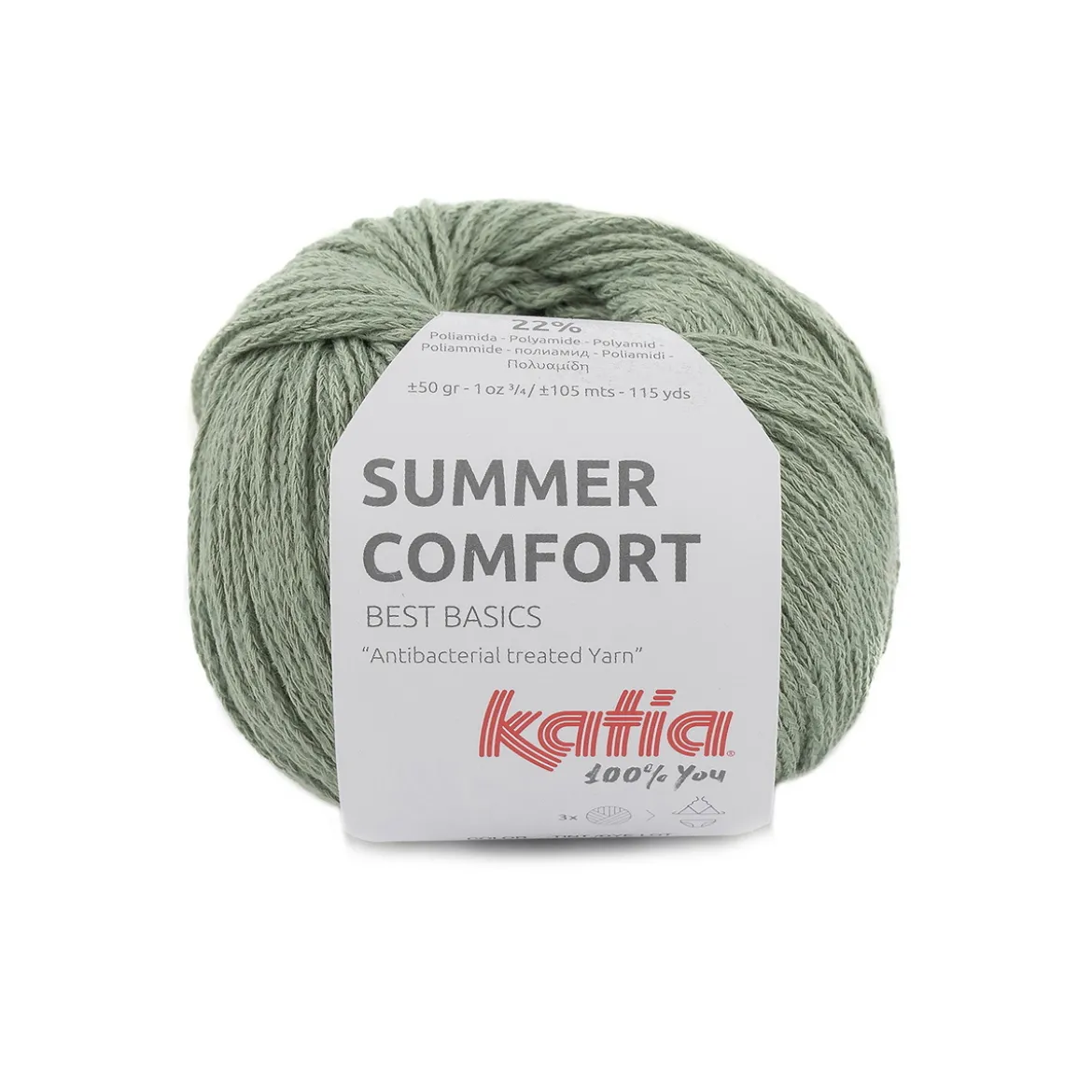 Garn Summer Comfort 50 g kaki