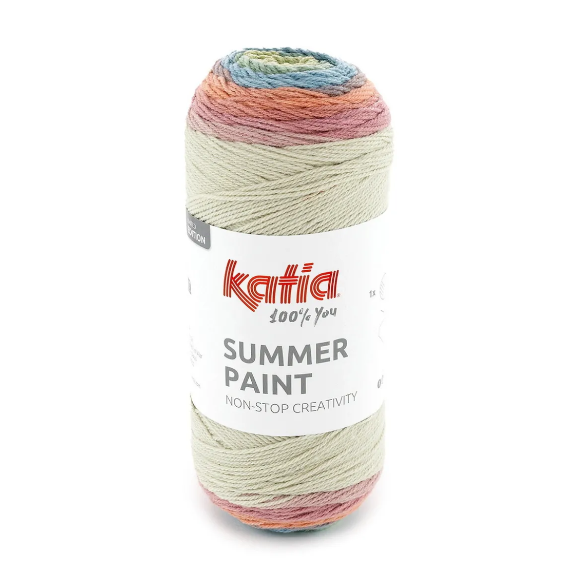 Garn Summer Paint 150 g pastell (500 på bildet)