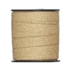 Gavebånd 25 meter på rull, 1 cm bredt – glitter bronse