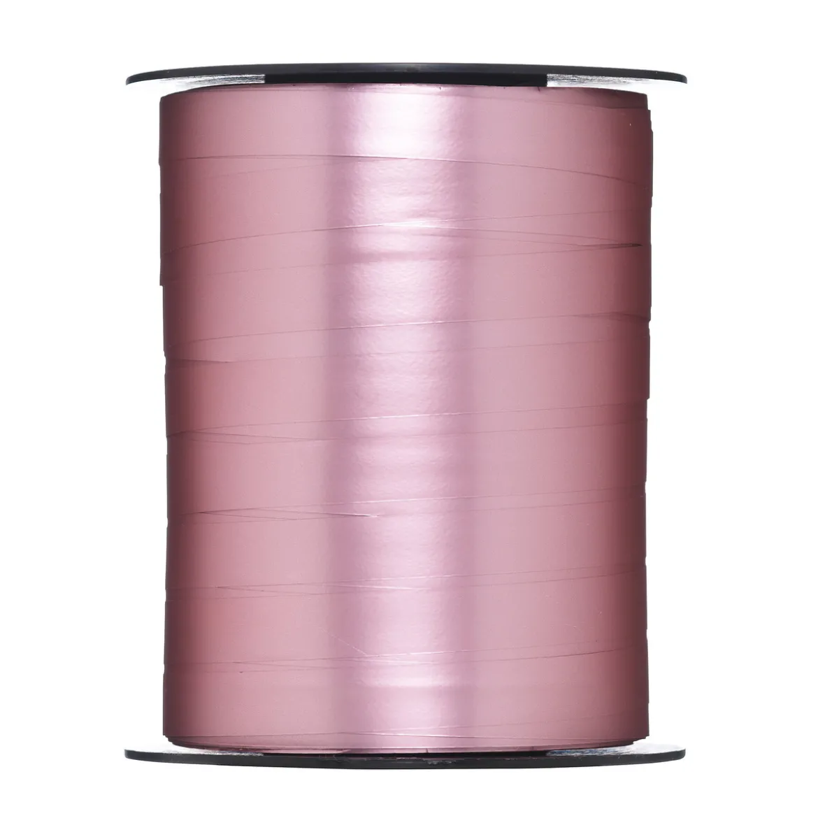 Gavebånd 200 meter på rull, 1 cm bredt – metallic rosa