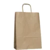 Gavepose naturfarget 5-pakning, av papir 22×31×10 cm