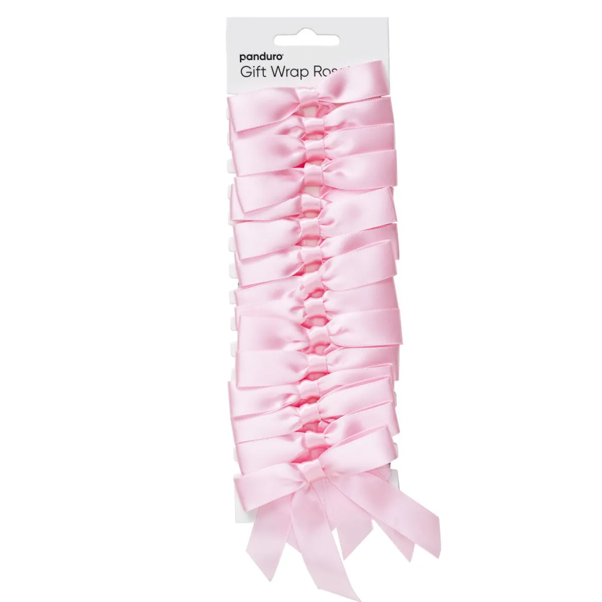 Gavesløyfer, sløyfer av sateng, rosa, 15 stk.