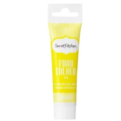 Geléfarge, spiselig næringsmiddelfarge til baking, gul 25 g