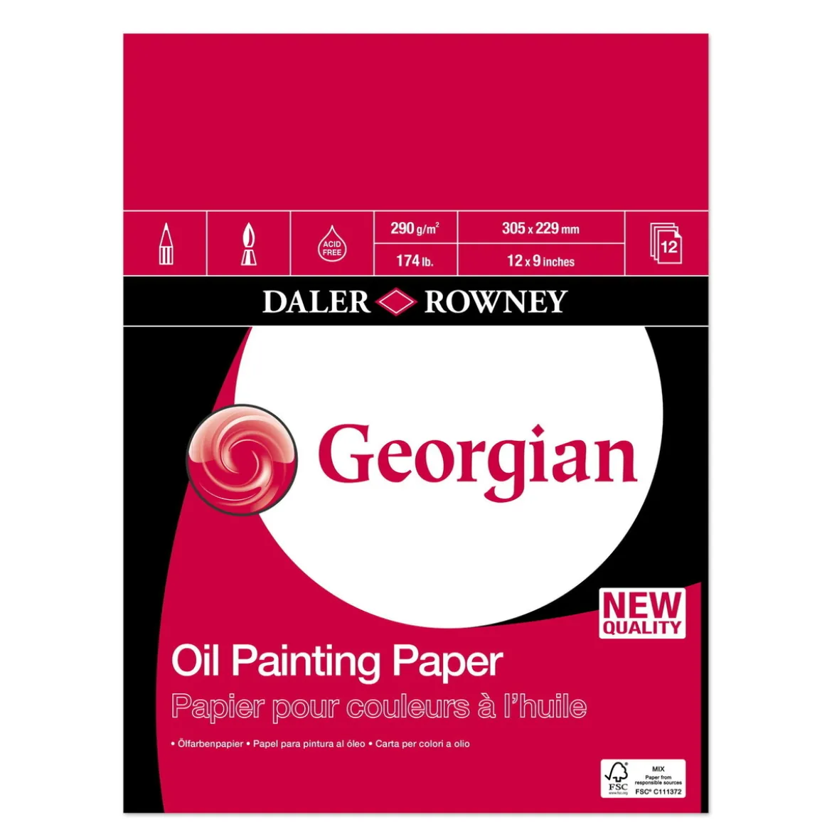 Georgian block 41x31 cm 290 g/m²