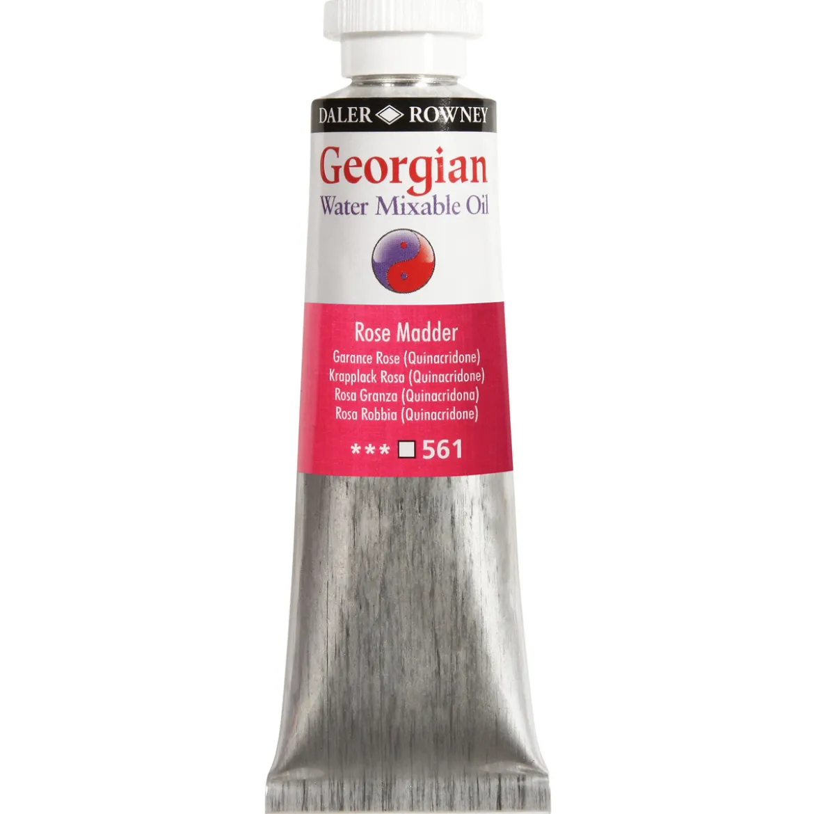 Georgian Water Mixable Oil Colour, vannløselig oljemaling 37 ml Crimson Alizarin hue 515