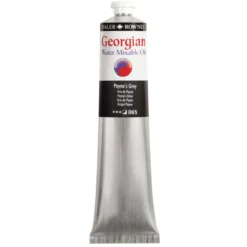 Georgian Water Mixable Oil Colour, vannløselig oljemaling 200 ml Payne’s Grey 0065