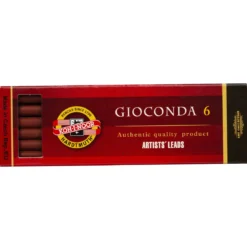 Gioconda tegnestifter Røde 6st