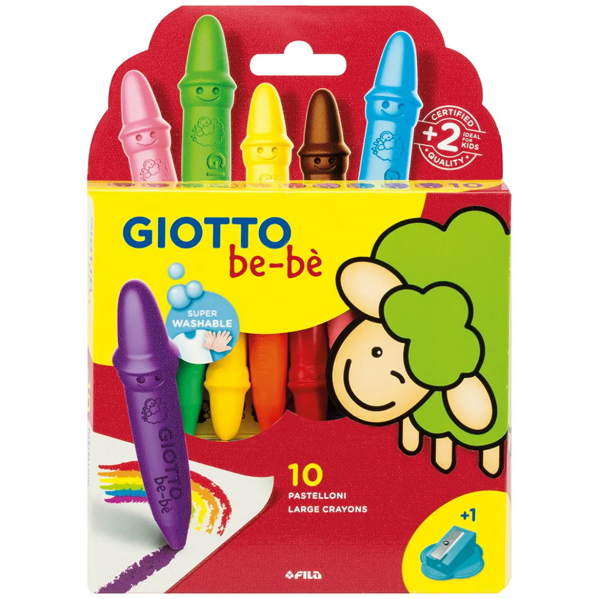 Giotto Be-bè Vokskritt 10 stk.
